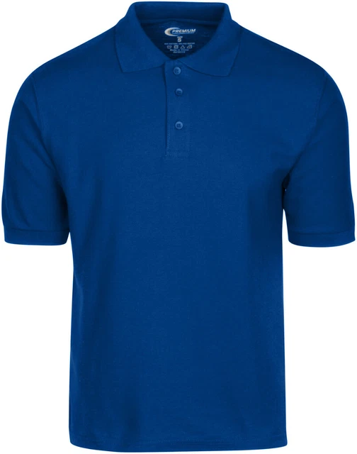 DDI 1982508 Premium Royal Blue Men&apos;s Polo Shirt - Size XL Case of 6