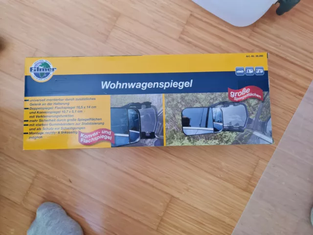 Wohnwagenspiegel - Außenspiegel - Filmer - Qualitätsprodukt - easy install