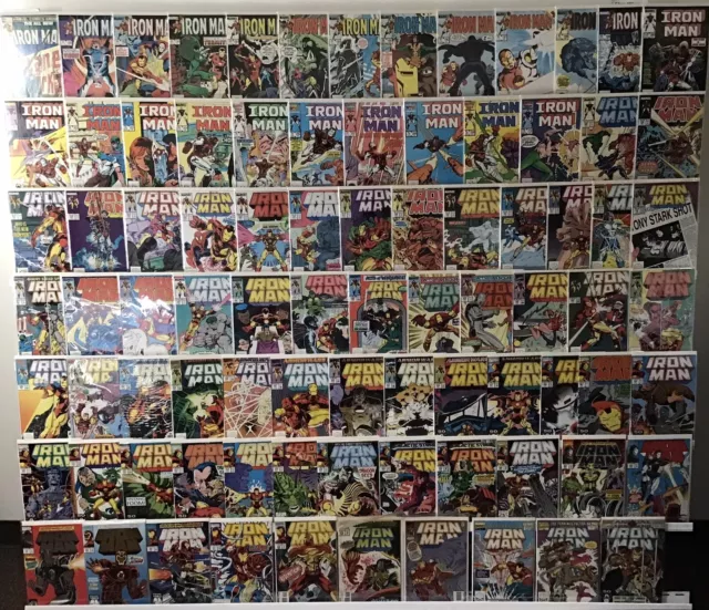Marvel Comics - Iron Man 1st Series - Comic Book Lot Of 85