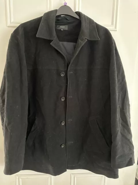 Next Moleskin Jacket - Signature Italian , Size XL, Black