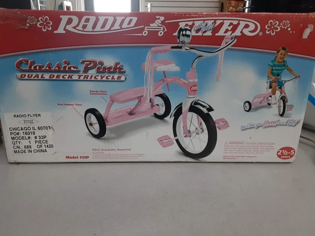 tricycle radio flyer pink