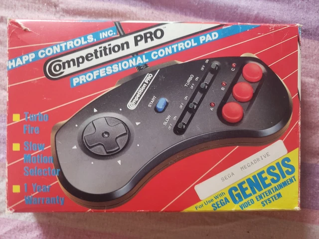 Manette De Contrôle Sega Mega Drive Genesis Competition Pro