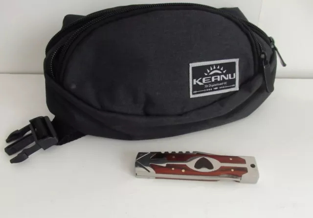 Columbiamesser  Jagdmesser +KEANU Gürteltasche  Bauchtasche  Umhängetasche Neu