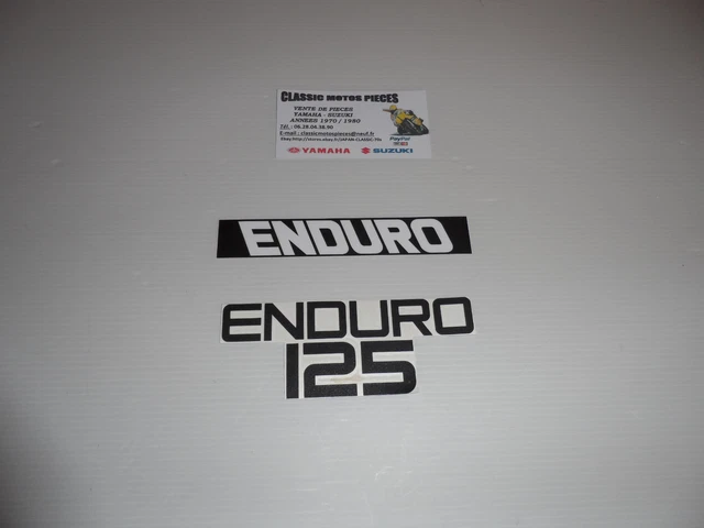 125 Dtf  Yamaha Emblemes Compatible Reservoir D'huile Et Grille D'echappement