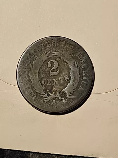 1867 Shield 2 Cent Coin.     55
