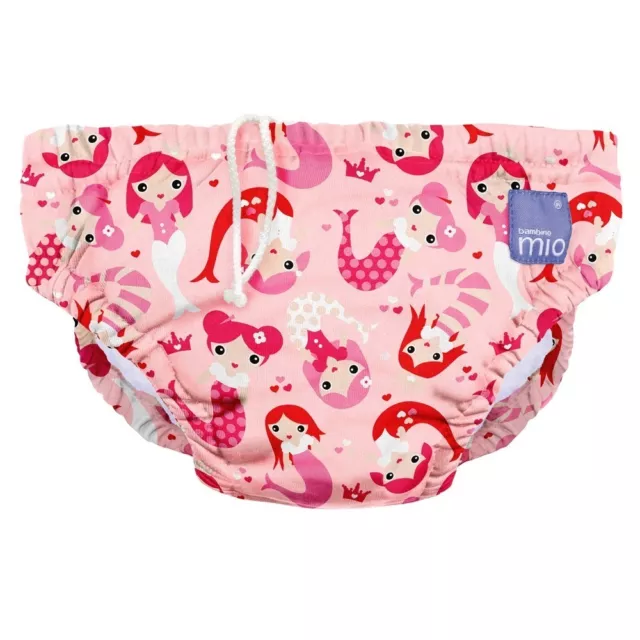 NEW Pink Mermaid Design Reusable Baby Swim Nappy Medium by Bambino Mio