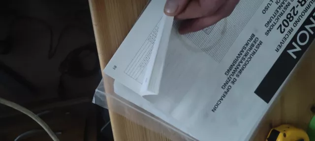 Denon AVR-2802 USER MANUAL