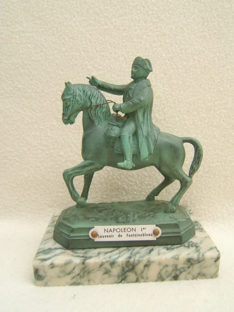 Grande Sculpture Napoléon En Fer Rouillé – 57 Cm – Style Antique Pour Jardin