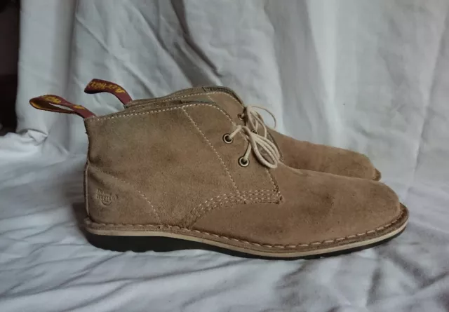 RARE DR.MARTENS DESERT Boots DAN Tan Brown Suede Mens UK 8 EU 42