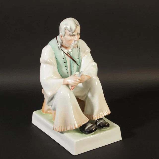 Szalona Bacsi Bacon Man Large Figurine Schnitzer Zsolnay Pecs Large And Top