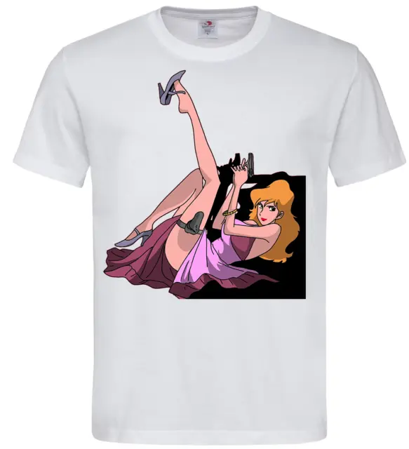 T-shirt Lupin maglietta Margot maglia cartoni animati 80