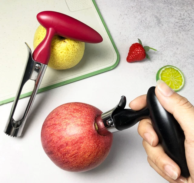 STAINLESS STEEL TWIST Apple Corer Remover Seed Handheld Fruit Core ...
