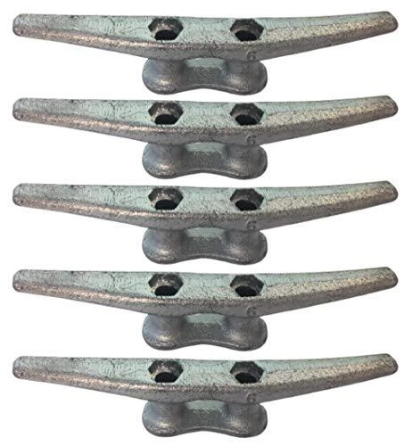 Zujara Lot de 5 Crampons en Fer galvanisé pour Bateau 152 cm
