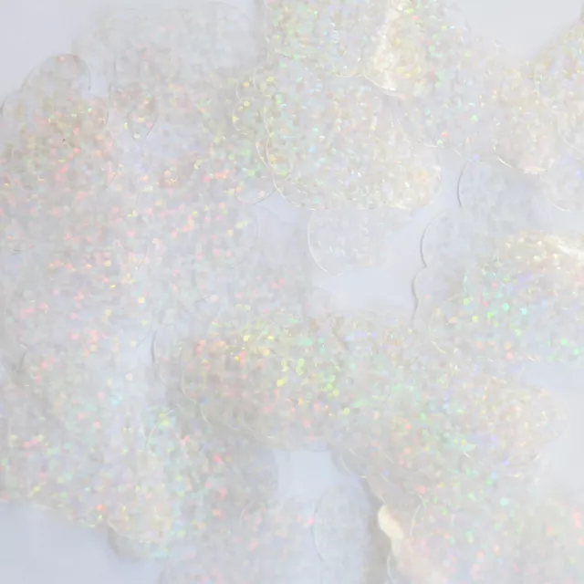 Crystal Hologram Glitter Cloud Reflective 1.5 inch Couture Sequin Paillettes