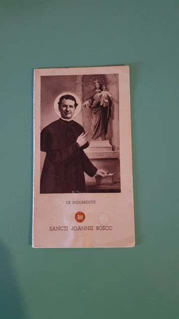 Santino Antico Con Reliquia S.giovanni Bosco Raro!!!