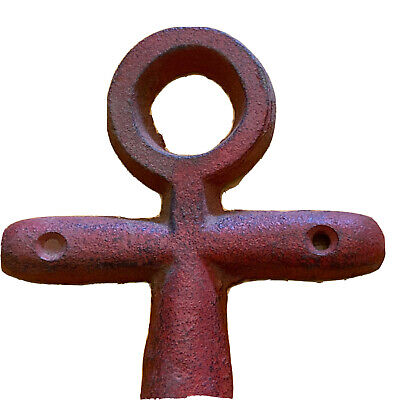 Nautical Cast Iron Anchor Coat Hat Hook- Red . New 2
