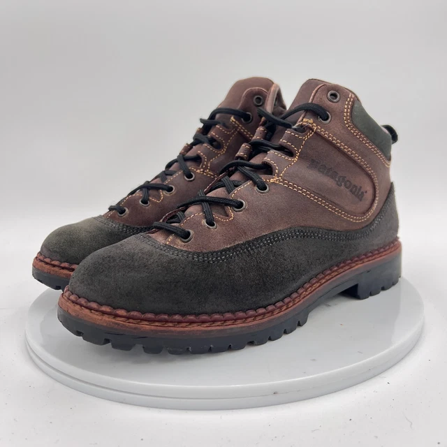 BOTTINES DE RANDONNÉE à lacets cuir marron gris homme Patagonia