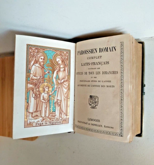 Livre Ancien Paroissien Romain très complet à l'usage du Diocèse de