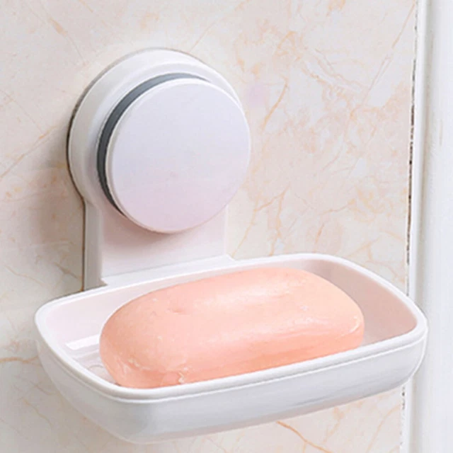 Soap Holder Soap Dish Holder Suction Cup Soap Saver for Shower Bathroom and