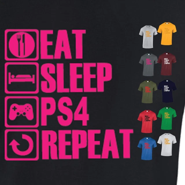 Eat Sleep Repeat Game XBOX PS4 giocatore da parete divertente top decalcomania camera da letto gioco