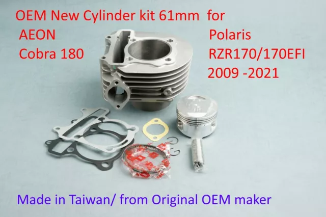 OEM 61mm Cylinder kit for Polaris RZR 170 RZR170 2009-2021 AEON Cobra 180 US TW