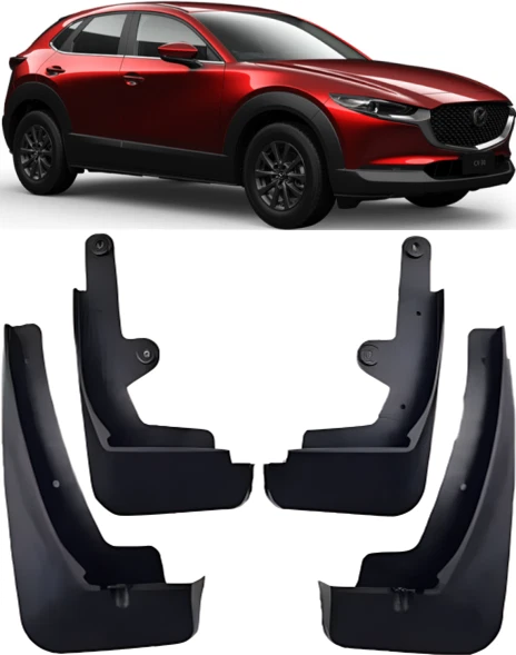Front Rear Mud Flap Splash Guard Fender Plastic For Polestar - View #9
