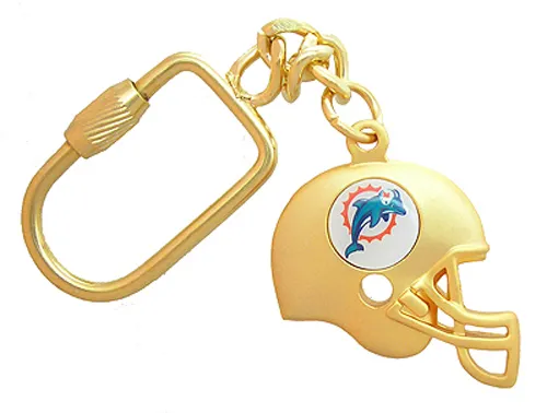 Miami Dolphins NFL Helmet Key Chain