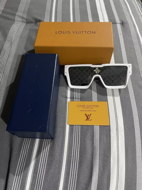 LOUIS VUITTON Acetate Swarovski Crystal Cyclone Sunglasses Z1578W
