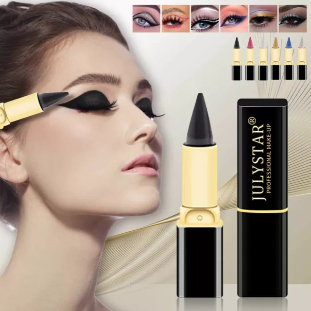 Beauty Wasserfest Eyeliner Liquid Lidstrich Stift Makeup Kosmetik 6 Fa A