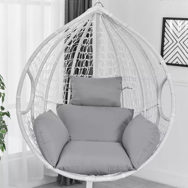 Hängesessel mit Gestell Hängekorb Korb Hängeei Schaukelstuhl Indoor & Outdoor