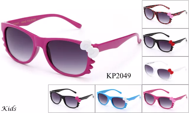 Hello Kitty Kids Sunglasses Cute Baby Girls Boys Glasses UV Protected Lead Free
