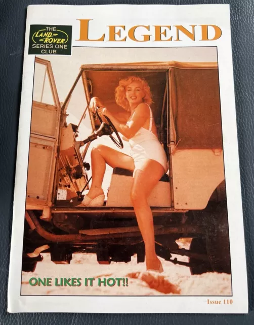 Marilyn Monroe Land Rover Magazine Cover RARE UK Club Magazine
