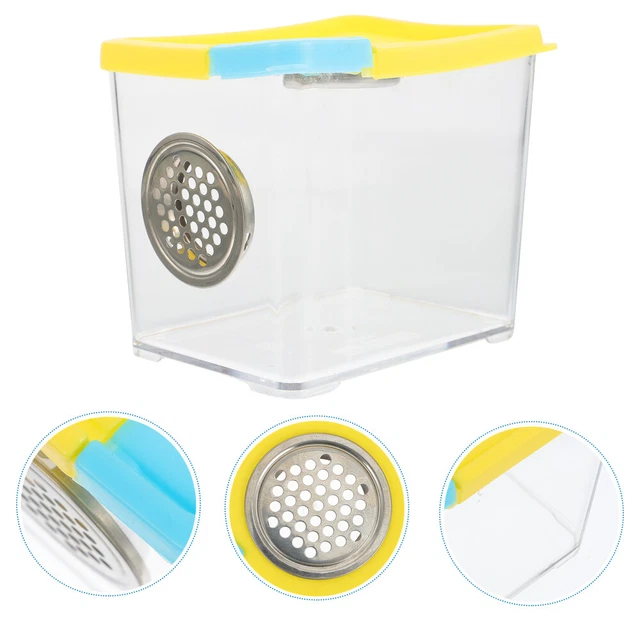 Vivarium Serbatoio Scatola di alimentazione rettili accessori ragni in plastica