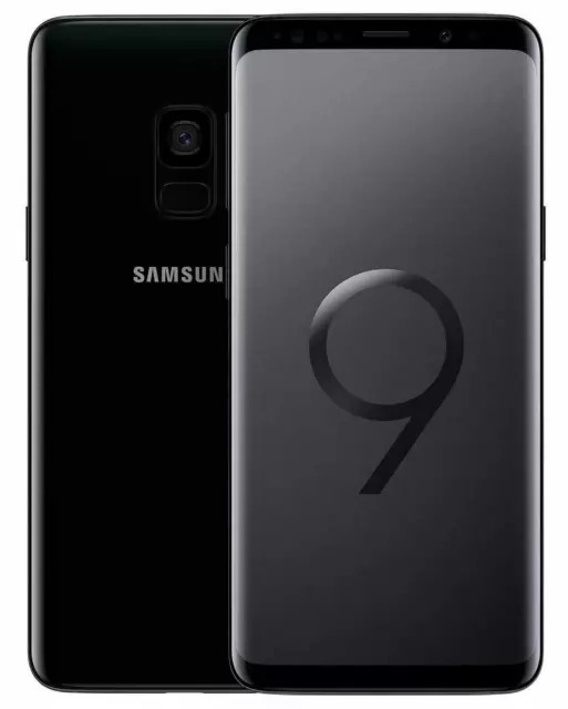 Samsung Galaxy S9 G960F - 64 Go débloqué couleur noire 100 % original stock britannique