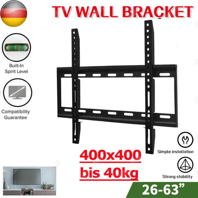 TV Wandhalterung Wandhalter LCD LED Plasma Fernseher 26 - 63 Zoll Flach 55" slim