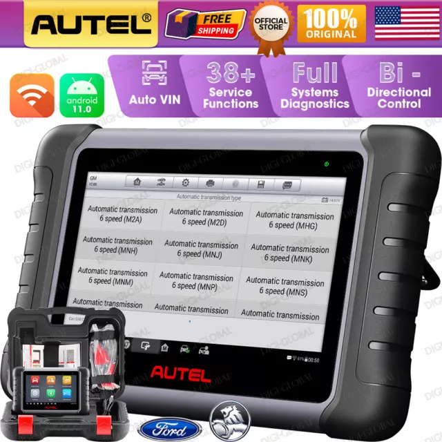 2024 Autel MaxiCOM MK808S PRO MX808S Bidirectional Car Diagnostic Scanner Tool