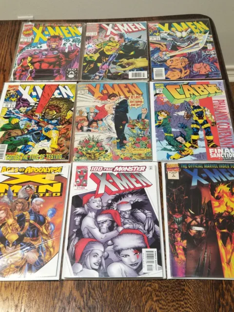 X-Men Marvel Comics - Lot of 9