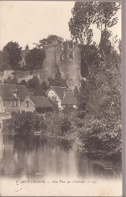 Cpa Montresor. Une Vue Sur L Indrois. L.l.n°9. Ecrite..be