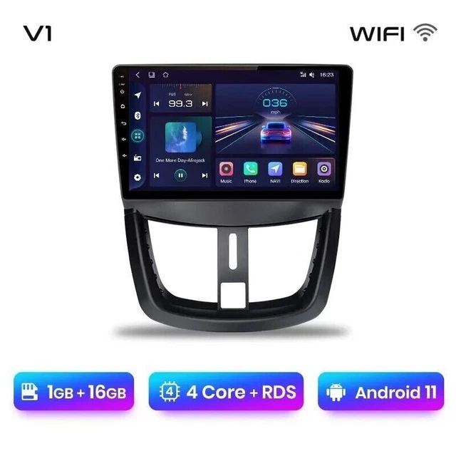 10,33 inch autoradio voor Peugeot 207 207CC 2006-2015 8Core GPS-navigatie met Carplay Android Auto Lokaal weer SWC DSP Online Radio