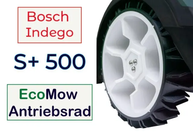 Antriebsräder passend für Bosch Indego S+ 500 super Traktion für jeden Rasen