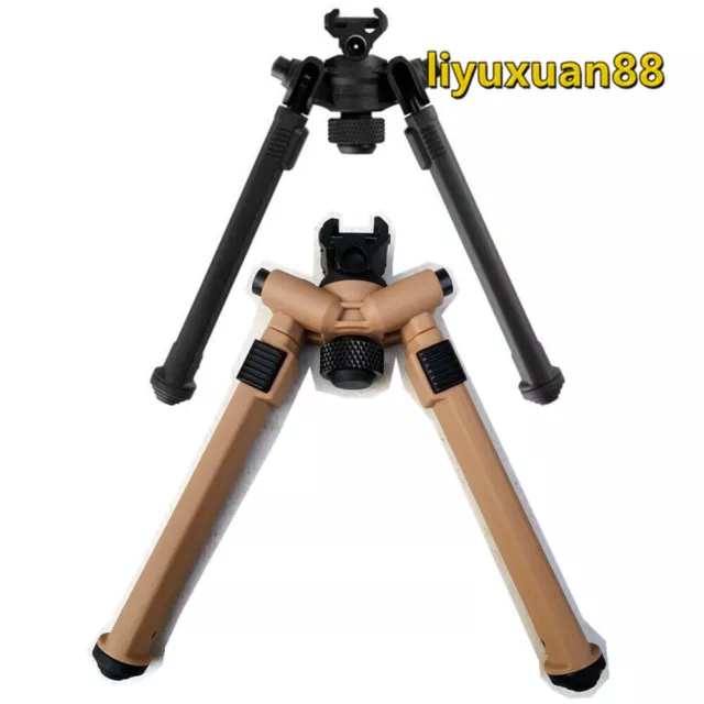 Tactical Adjustable Rifle Bipod for 1913 Picatinny Rail Aluminum & Polymer
