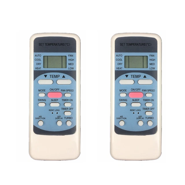 2Pcs Universal Replace R51M/E Air Conditioner Remote Control For Carrier R51BG