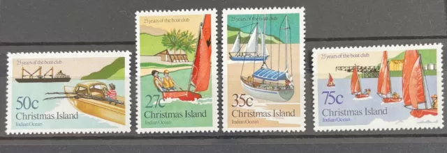 1983 Australia Christmas Island Boat Club / Sailing Set of 4 MUH