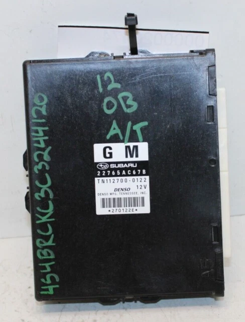 2012 SUBARU LEGACY Outback Ecu Ecm Engine Computer 2.5L Cvt Oem P/N