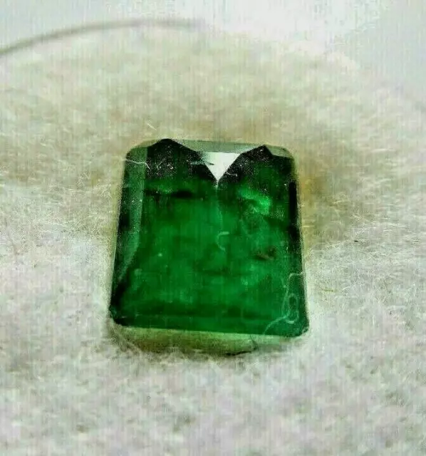 Smaragd Emerald facettiert achteck Octagon 1,85 Carat !!!REDUZIERT!!!