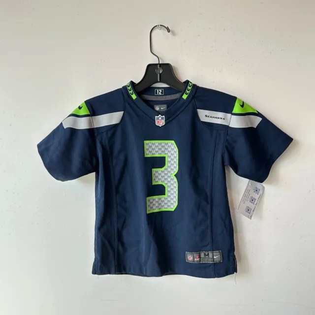 M Boys Seattle Seahawks Navy Jersey