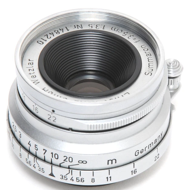 Leica Summaron 3.5/3.5cm lens chrome M39 Screw Mount NOTTESTED