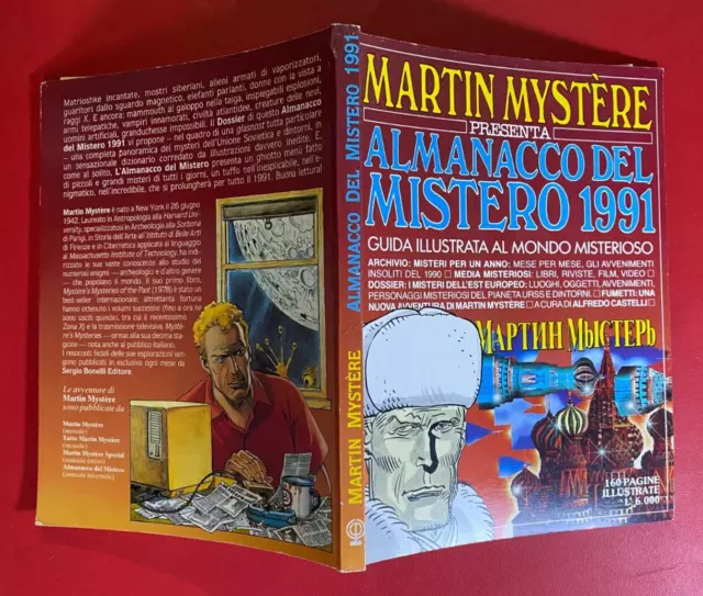 MARTIN MYSTERE ALMANACCO DEL MISTERO 1991 Sergio Bonelli Fumetto Guida OTTIMO