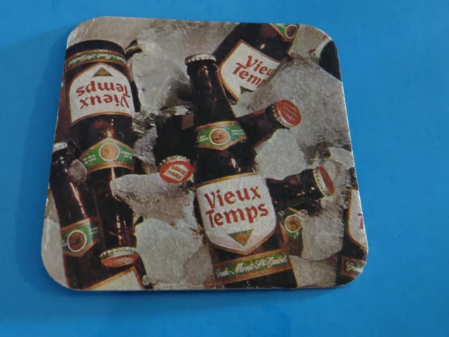 Beer Bar Pub Coaster ~ Stella Artois Brewery Vieux-Temps Bier ~ Leuven, Belgium