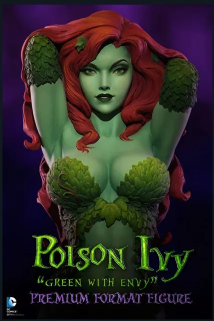 Poison Ivy Green Premium Format 1/4 Statue Sideshow  DC Comics Figur Marvel